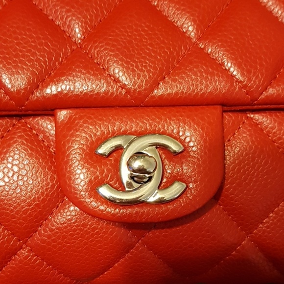 ❌SOLD❌ Red Chanel Shoulder Bag Caviar - Picture 7 of 7